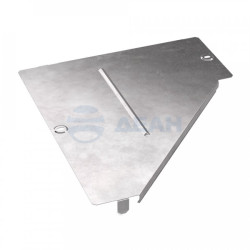                         Крышка переходника левого Стандарт 400х150 (PR16.10828) (Промрукав) 
						