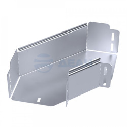                         Угол горизонтальный 90 градусов Стандарт INOX (AISI 316) 150х100 (PR16.3529) (Промрукав)
						