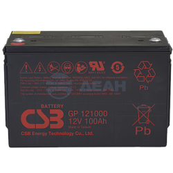                         Аккумулятор GP121000 (АКБ 12-100) (CSB) 
						