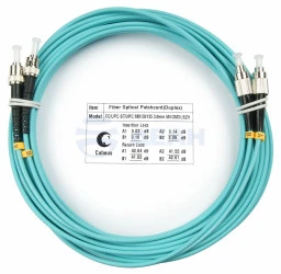 Патч-корд FOP-50-FC-ST-5m (7569c)  (CABEUS)