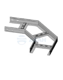 Угол горизонтальный 90° (650-515) ПожТехКабель Угол горизонтальный 90 градусов для лотков