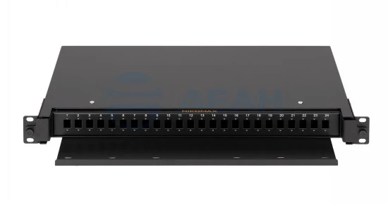 Оптический кросс (NMF-RP24SC-TS-P1-1U-BK) NIKOMAX Бокс оптический