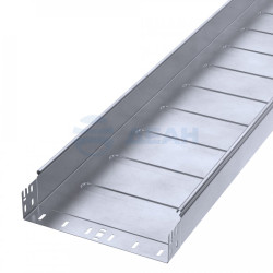                         Лоток неперфорированный Профи INOX (AISI 316) 300х80x6000 (1,0 мм) (12 м/уп) (PR16.13690)  (Промрукав) 
						