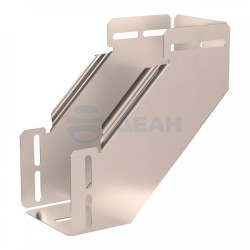                         Угол вертикальный внутренний 90 градусов Стандарт INOX (AISI 409) 100х100 (PR16.3376)  (Промрукав) 
						