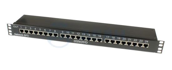 SP-IP24/1000PR OSNOVO Устройство грозозащиты для локальной вычислительной сети