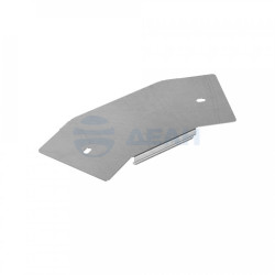                         Крышка угла горизонтального 45 градусов Профи INOX (AISI 304) 100 (1,0 мм) (PR16.16937) (Промрукав) 
						